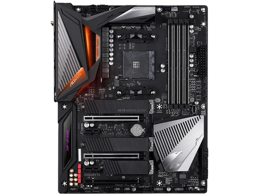 GIGABYTE X570 AORUS ULTRA AMD Ryzen 3000 PCIe 4.0 SATA 6Gb/s USB 3.2 AMD X570 ATX Motherboard