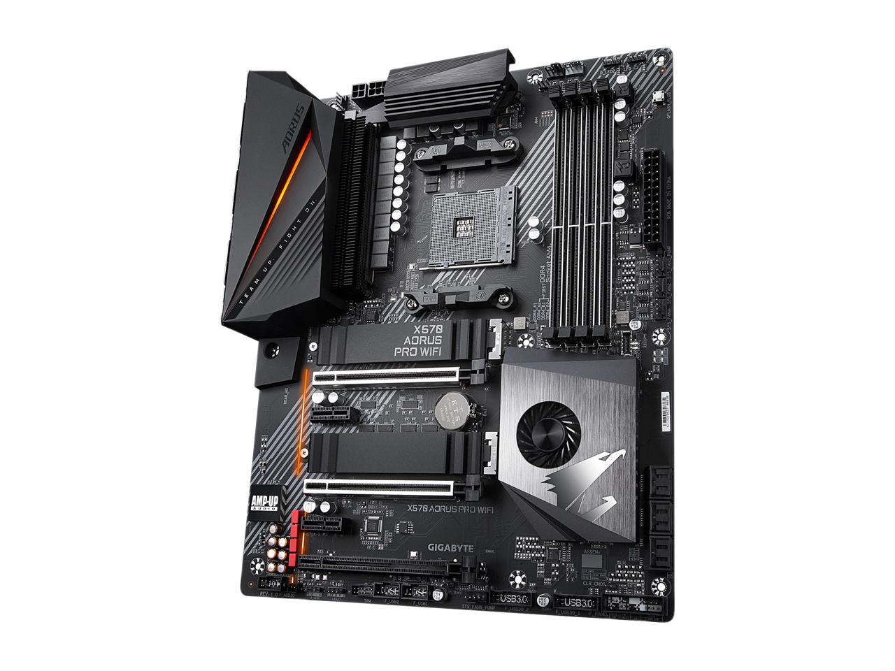 GIGABYTE X570 AORUS PRO WIFI AMD Ryzen 3000 PCIe 4.0 SATA 6Gb/s USB 3.2 AMD X570 ATX Motherboard