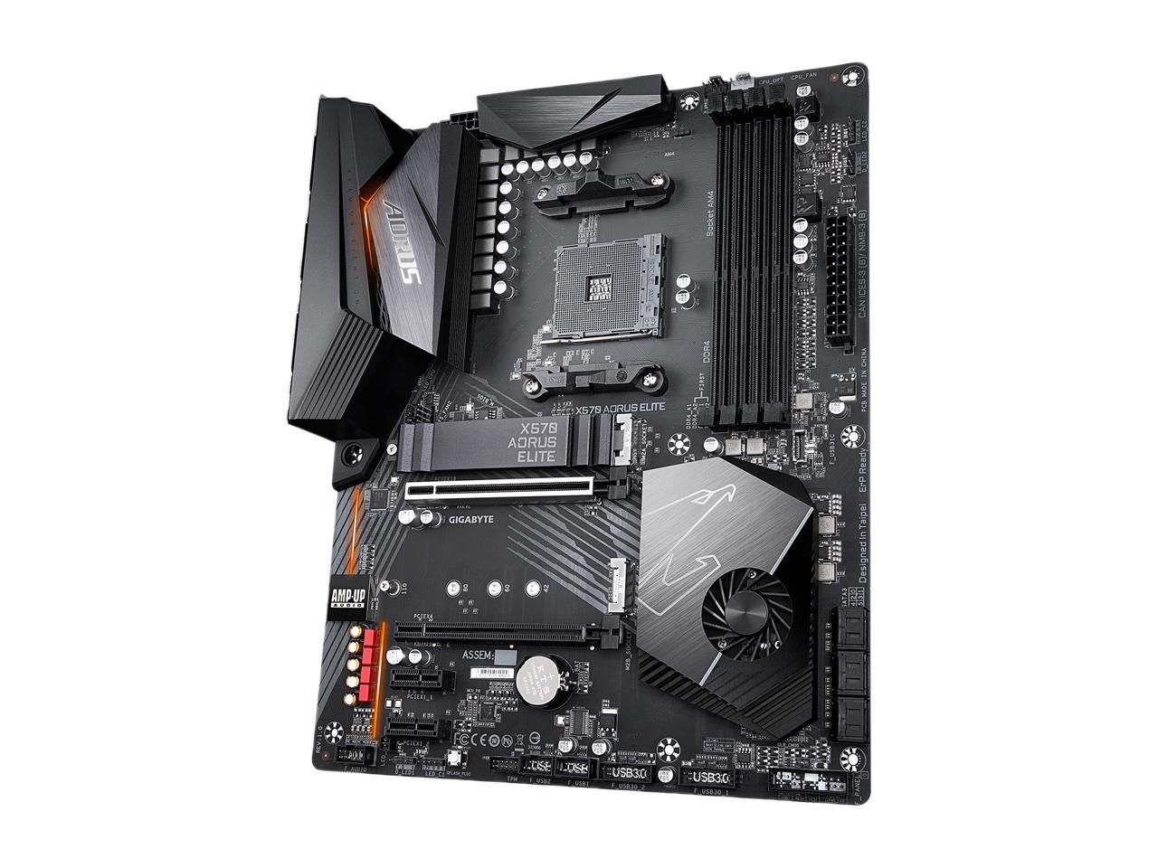 GIGABYTE X570 AORUS ELITE AMD Ryzen 3000 PCIe 4.0 SATA 6Gb/s USB 3.2 AMD X570 ATX Motherboard
