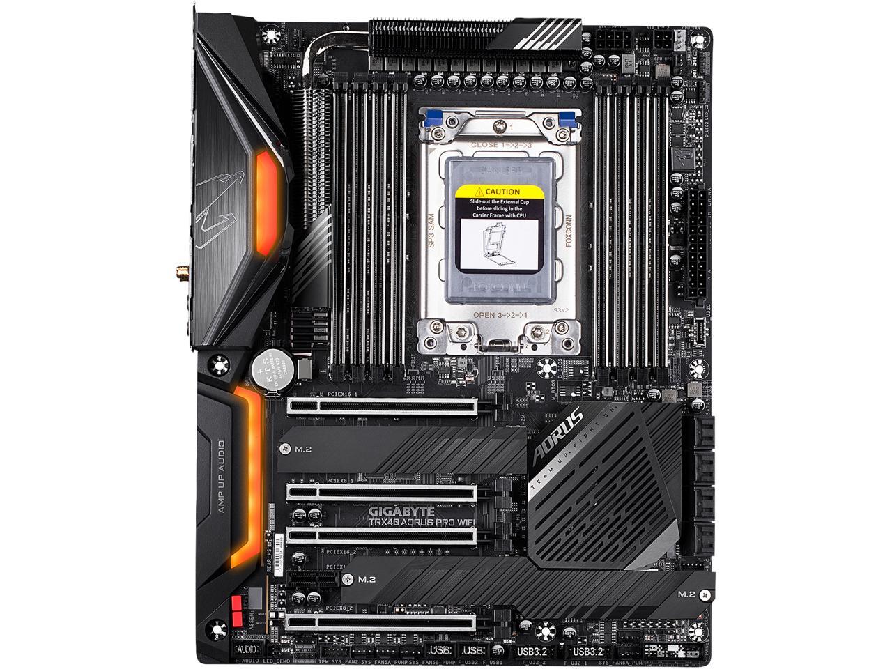 GIGABYTE TRX40 AORUS PRO WIFI sTRX4 AMD TRX40 SATA 6Gb/s ATX AMD Motherboard