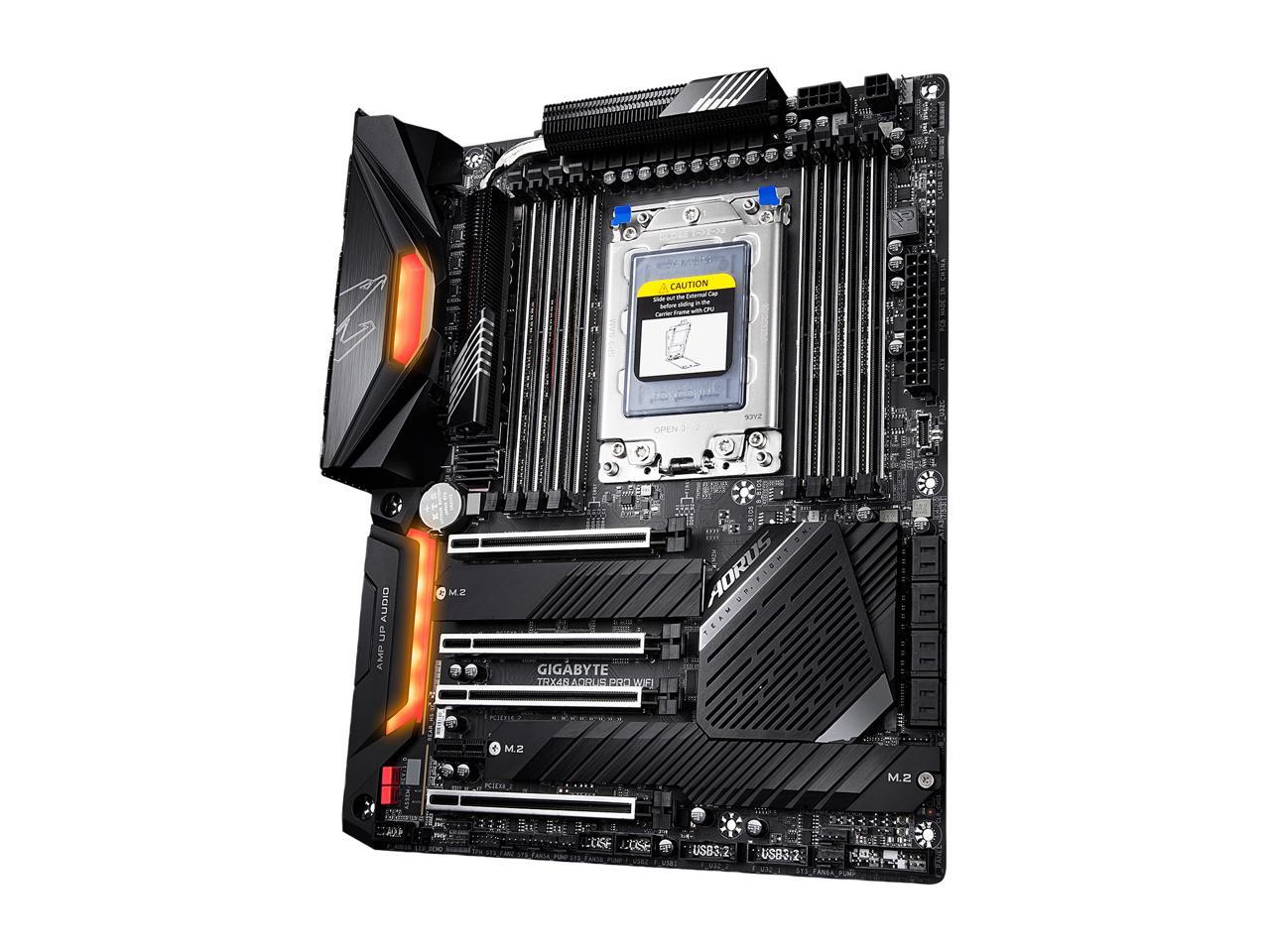 GIGABYTE TRX40 AORUS PRO WIFI sTRX4 AMD TRX40 SATA 6Gb/s ATX AMD Motherboard