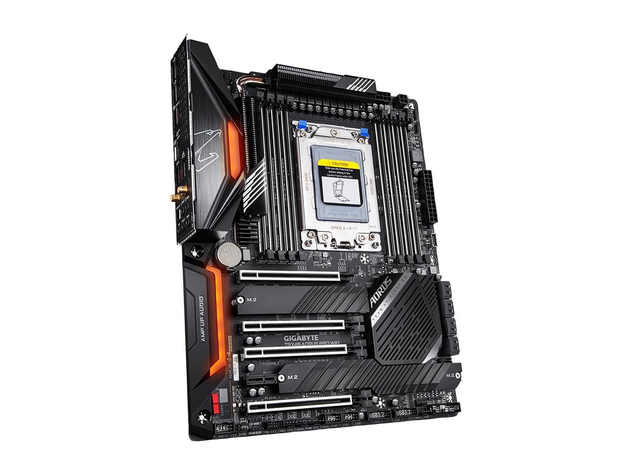 GIGABYTE TRX40 AORUS PRO WIFI sTRX4 AMD TRX40 SATA 6Gb/s ATX AMD Motherboard