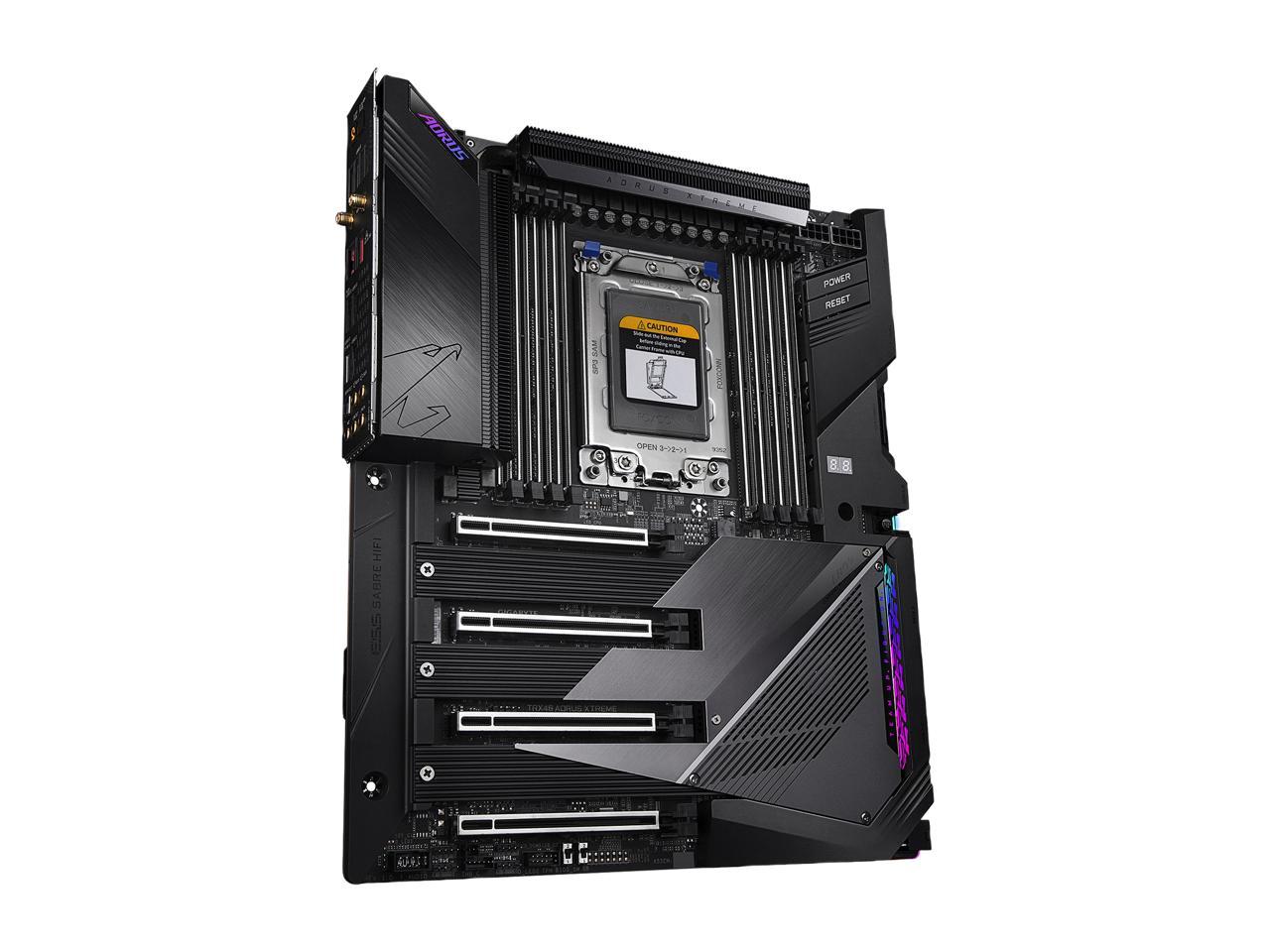 GIGABYTE TRX40 AORUS XTREME sTRX4 AMD TRX40 SATA 6Gb/s XL ATX AMD Motherboard