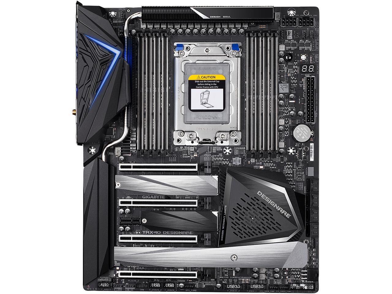 GIGABYTE TRX40 DESIGNARE sTRX4 AMD TRX40 SATA 6Gb/s XL ATX AMD Motherboard