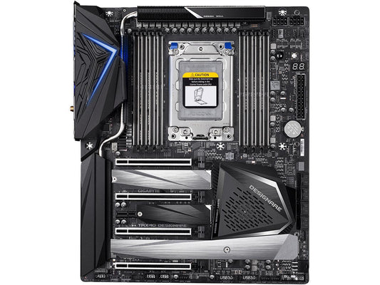 GIGABYTE TRX40 DESIGNARE sTRX4 AMD TRX40 SATA 6Gb/s XL ATX AMD Motherboard