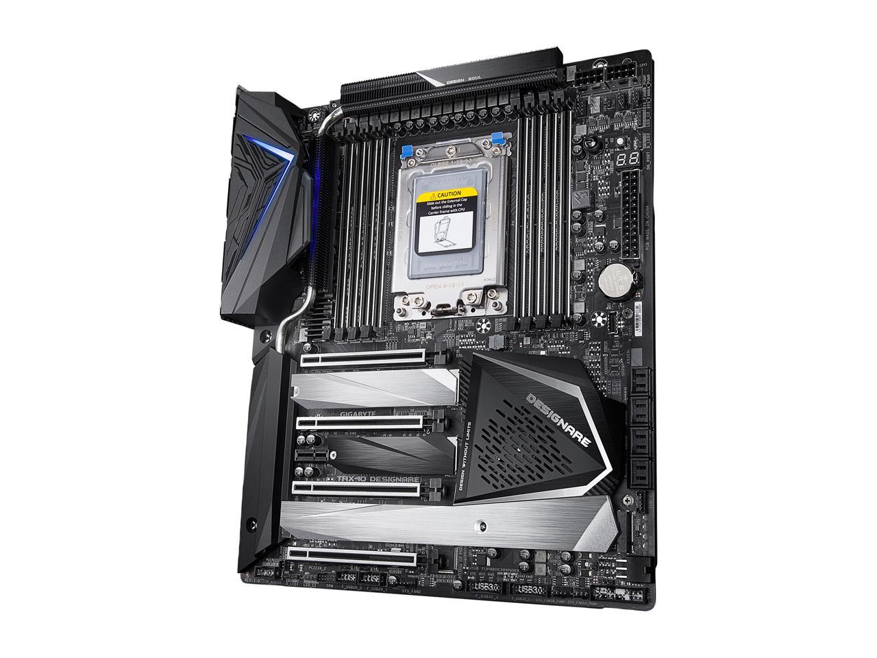GIGABYTE TRX40 DESIGNARE sTRX4 AMD TRX40 SATA 6Gb/s XL ATX AMD Motherboard