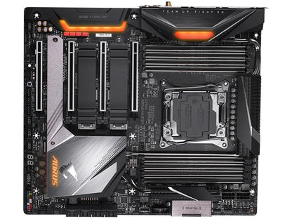 GIGABYTE X299X AORUS MASTER LGA 2066 Intel X299 SATA 6Gb/s Extended ATX Intel Motherboard