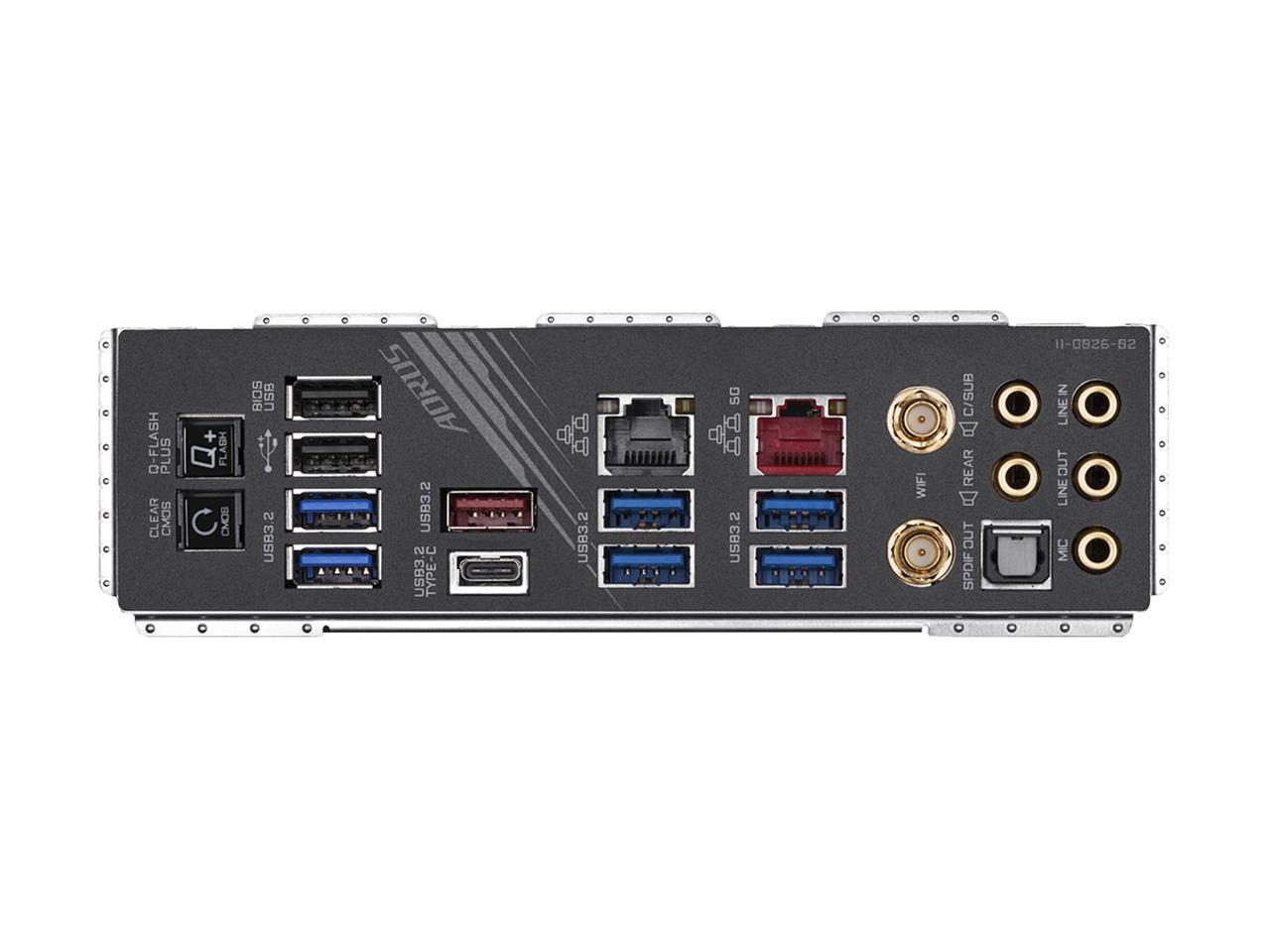 GIGABYTE X299X AORUS MASTER LGA 2066 Intel X299 SATA 6Gb/s Extended ATX Intel Motherboard