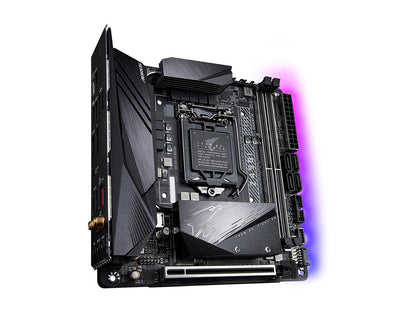 GIGABYTE Z490I AORUS ULTRA LGA 1200 Intel Z490 Mini-ITX Motherboard with Dual M.2, SATA 6Gb/s, USB 3.2 Gen 2, WIFI 6, 2.5 GbE LAN