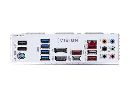 GIGABYTE Z490 VISION G LGA 1200 Intel Z490 ATX Motherboard with Dual M.2, SATA 6Gb/s, USB 3.2 Gen 2, 2.5 GbE LAN, SLI Support