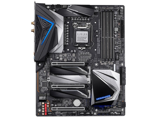 GIGABYTE Z490 VISION D LGA 1200 Intel Z490 ATX Motherboard with Triple M.2, SATA 6Gb/s, USB 3.2 Gen 2, WIFI 6, 2.5 GbE LAN, Dual Thunderbolt 3