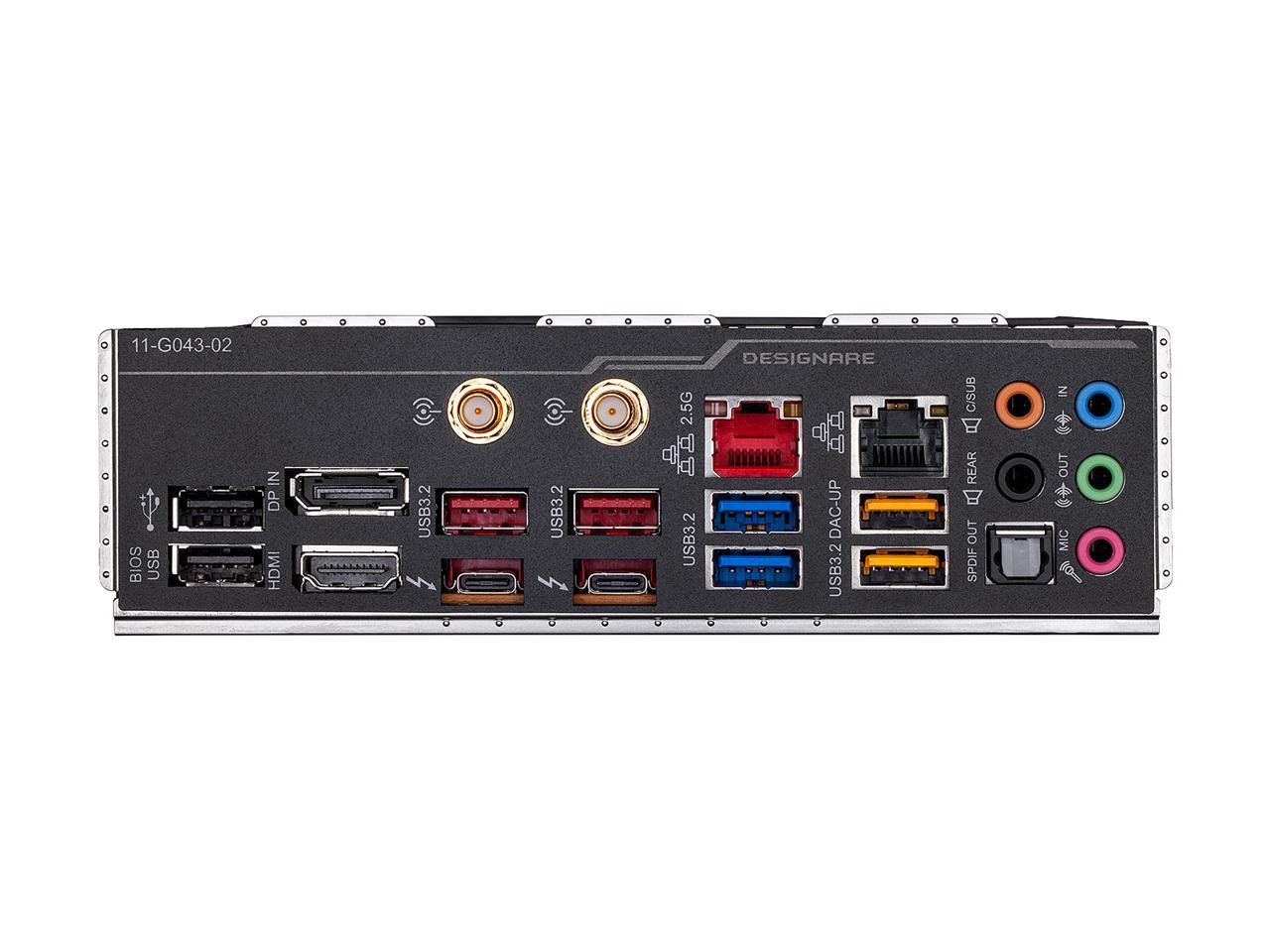 GIGABYTE Z490 VISION D LGA 1200 Intel Z490 ATX Motherboard with Triple M.2, SATA 6Gb/s, USB 3.2 Gen 2, WIFI 6, 2.5 GbE LAN, Dual Thunderbolt 3