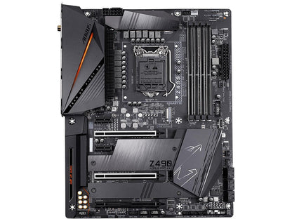 GIGABYTE Z490 AORUS PRO AX LGA 1200 Intel Z490 ATX Motherboard with Dual M.2, SATA 6Gb/s, USB 3.2 Gen 2, WIFI 6, 2.5 GbE LAN