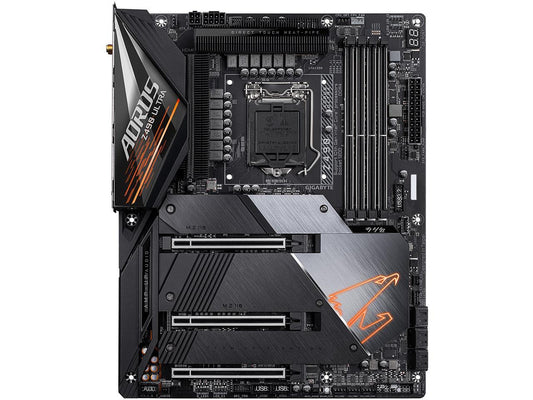 GIGABYTE Z490 AORUS ULTRA LGA 1200 Intel Z490 ATX Motherboard with Triple M.2, SATA 6Gb/s, USB 3.2 Gen 2, WIFI 6, 2.5 GbE LAN