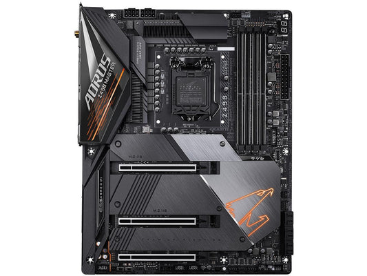 GIGABYTE Z490 AORUS MASTER LGA 1200 Intel Z490 ATX Motherboard with Triple M.2, SATA 6Gb/s, USB 3.2 Gen 2, WIFI 6, 2.5 GbE LAN