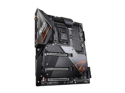 GIGABYTE Z490 AORUS MASTER LGA 1200 Intel Z490 ATX Motherboard with Triple M.2, SATA 6Gb/s, USB 3.2 Gen 2, WIFI 6, 2.5 GbE LAN