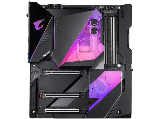 GIGABYTE Z490 AORUS XTREME WATERFORCE LGA 1200 Intel Z490 E-ATX Motherboard with Triple M.2, SATA 6Gb/s, USB 3.2 Gen 2, WIFI 6, 10 GbE LAN, Dual Thunderbolt 3, All-In-One Monoblock