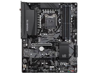 GIGABYTE Z490 UD AC LGA 1200 Intel Z490 ATX Motherboard with Dual M.2, SATA 6Gb/s, USB 3.2 Gen 2, Intel 802.11ac
