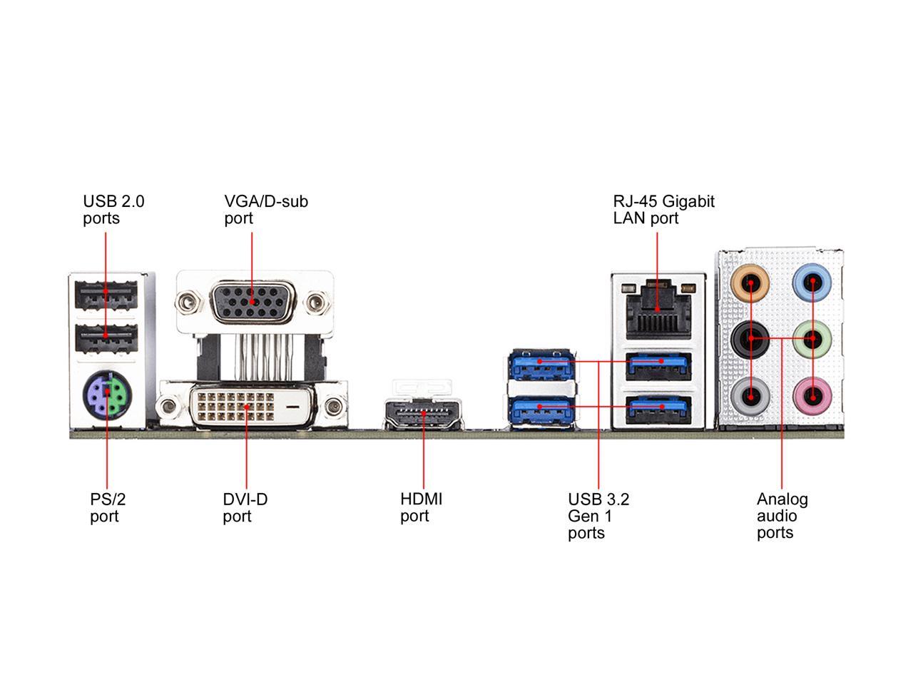 GIGABYTE B460 HD3 LGA 1200 Intel B460 ATX Motherboard with Dual M.2, SATA 6Gb/s, USB 3.2 Gen 1