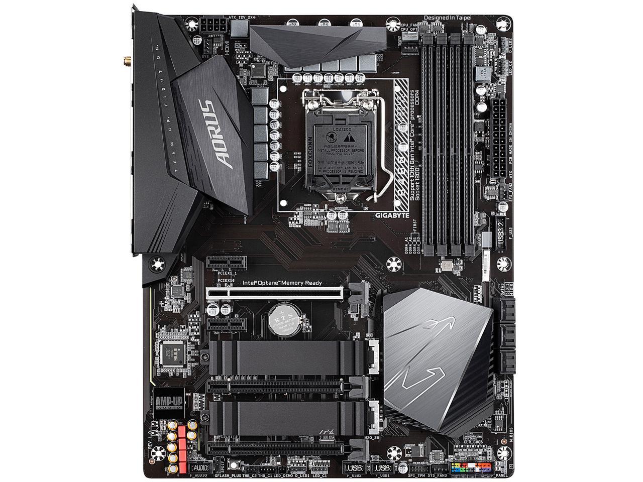 GIGABYTE B460 AORUS PRO AC LGA 1200 Intel B460 ATX Motherboard with Dual M.2, SATA 6Gb/s, USB 3.2 Gen 2, Intel 802.11ac, 2.5 GbE LAN