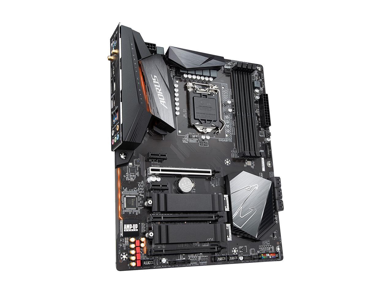 GIGABYTE B460 AORUS PRO AC LGA 1200 Intel B460 ATX Motherboard with Dual M.2, SATA 6Gb/s, USB 3.2 Gen 2, Intel 802.11ac, 2.5 GbE LAN
