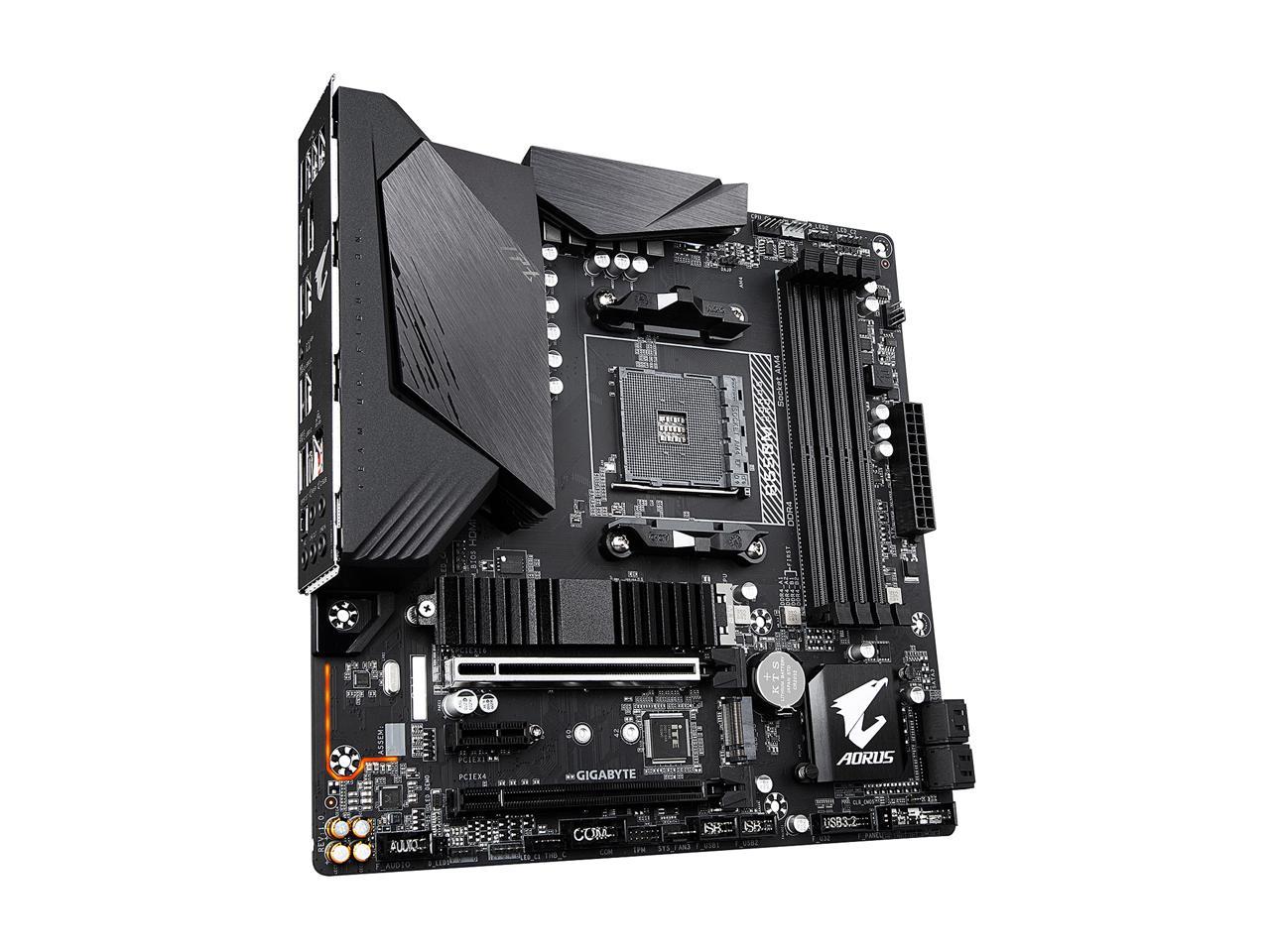 GIGABYTE B550M AORUS PRO AM4 AMD B550 Micro-ATX Motherboard with Dual M.2, SATA 6Gb/s, USB 3.2 Gen 2, PCIe 4.0