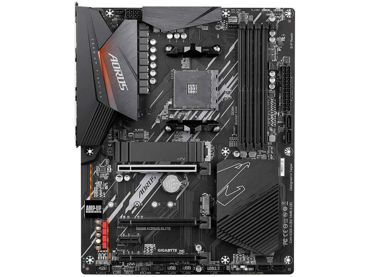 GIGABYTE B550 AORUS ELITE AM4 AMD B550 ATX Motherboard with Dual M.2, SATA 6Gb/s, USB 3.2 Gen 2, 2.5 GbE LAN, PCIe 4.0