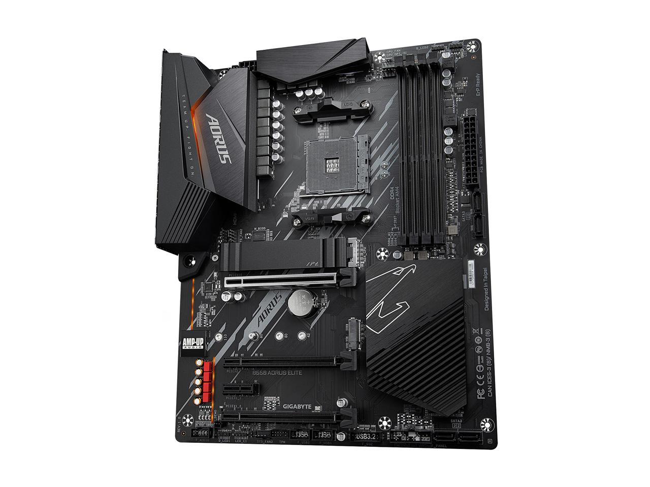 GIGABYTE B550 AORUS ELITE AM4 AMD B550 ATX Motherboard with Dual M.2, SATA 6Gb/s, USB 3.2 Gen 2, 2.5 GbE LAN, PCIe 4.0