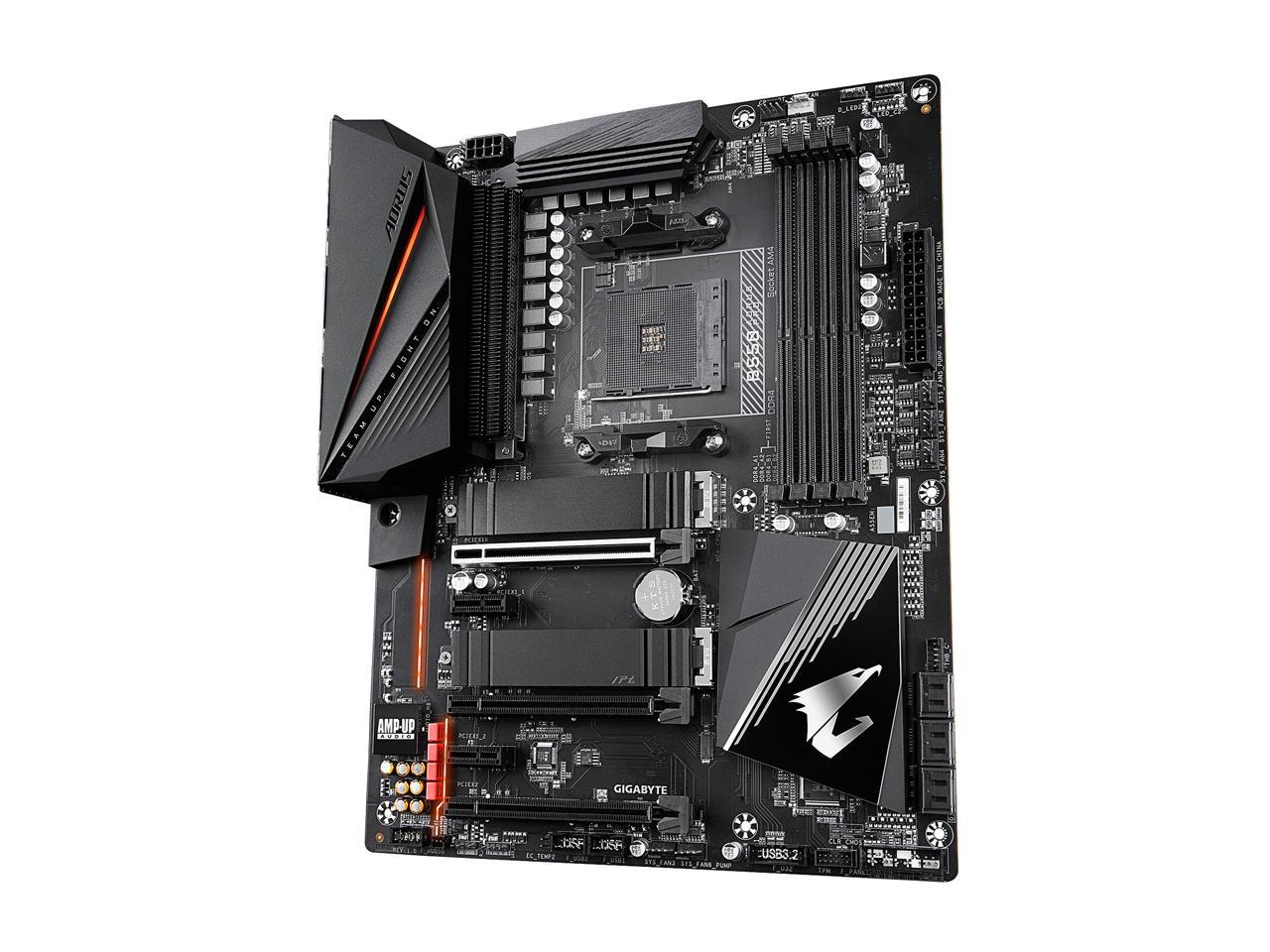 GIGABYTE B550 AORUS PRO AM4 AMD B550 ATX Motherboard with Dual M.2, SATA 6Gb/s, USB 3.2 Gen 2, 2.5 GbE LAN, PCIe 4.0