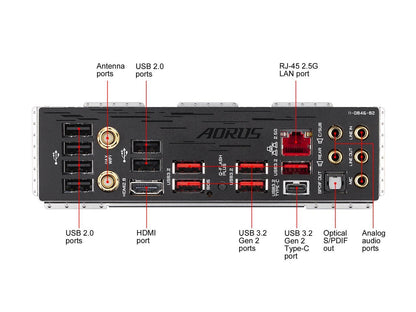 GIGABYTE B550 AORUS MASTER AM4 AMD B550 ATX Motherboard with Triple M.2, SATA 6Gb/s, USB 3.2 Gen 2, WIFI 6, 2.5 GbE LAN, PCIe 4.0