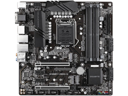 GIGABYTE W480M VISION W LGA 1200 Intel W480 SATA 6Gb/s Micro ATX Intel Motherboard