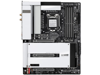 GIGABYTE W480 VISION D LGA 1200 Intel W480 SATA 6Gb/s ATX Intel Motherboard