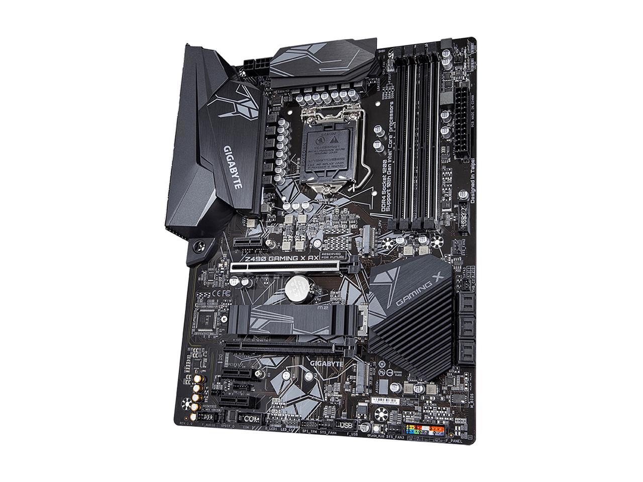 GIGABYTE Z490 GAMING X AX LGA 1200 Intel Z490 SATA 6Gb/s ATX Intel Motherboard