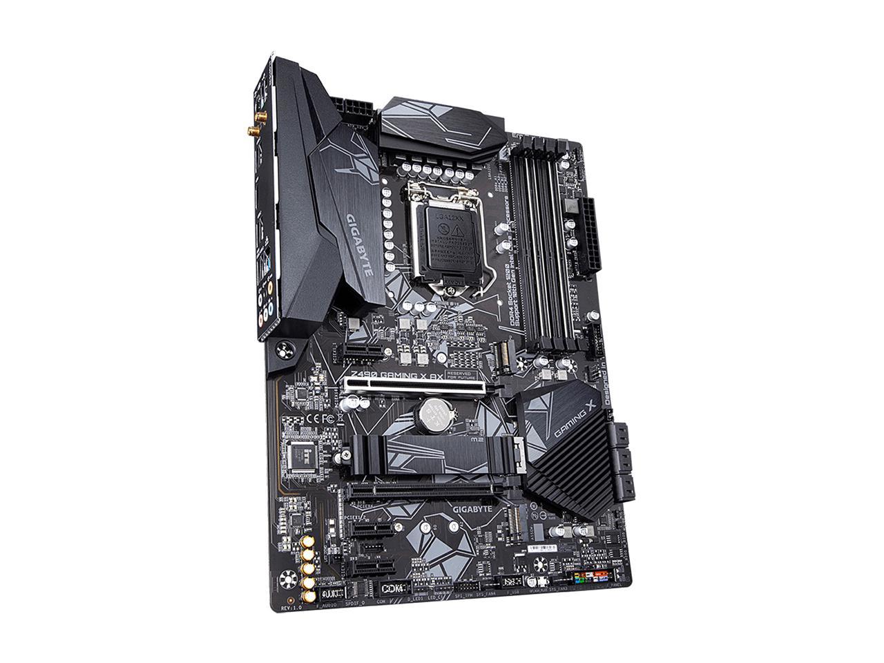 GIGABYTE Z490 GAMING X AX LGA 1200 Intel Z490 SATA 6Gb/s ATX Intel Motherboard