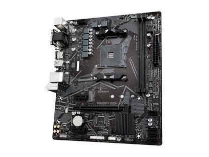 GIGABYTE A520M S2H mATX AM4 4+3 Phases Digital PWM, GIGABYTE Gaming GbE LAN, NVMe PCIe 3.0 x4 M.2, 3 Display Interfaces, Q-Flash Plus, RGB Fusion 2.0, Motherboard