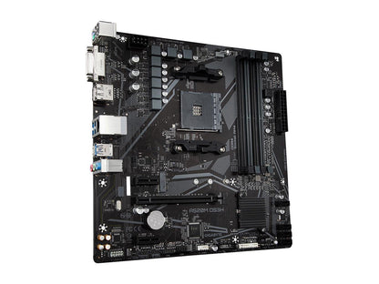 GIGABYTE A520M DS3H mATX AM4 5+3 Phases Digital PWM, GIGABYTE Gaming GbE LAN, NVMe PCIe 3.0 x4 M.2, 3 Display Interfaces, Q-Flash Plus, RGB Fusion 2.0, Motherboard