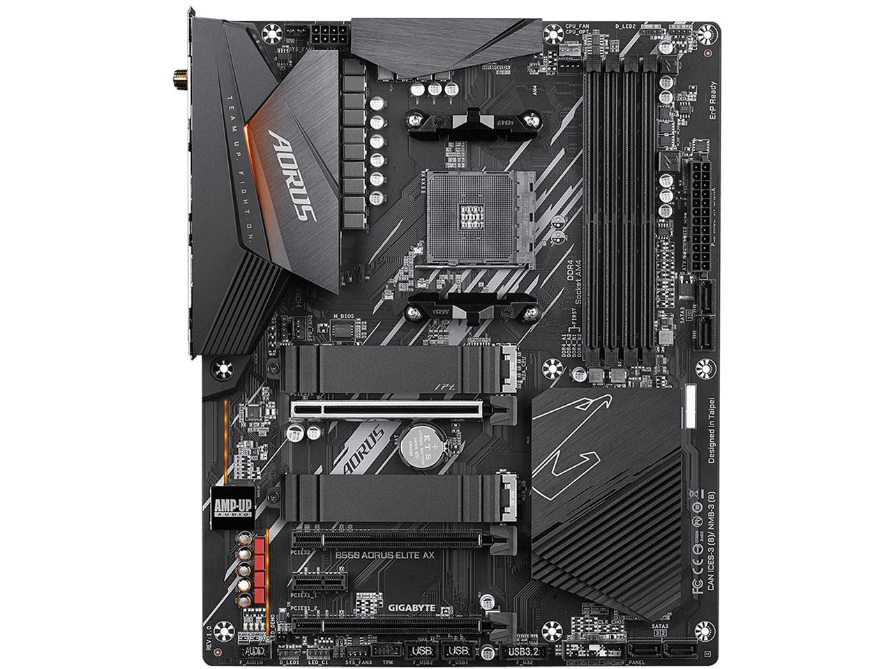 GIGABYTE B550 AORUS ELITE AX AM4 AMD B550 SATA 6Gb/s ATX AMD Motherboard