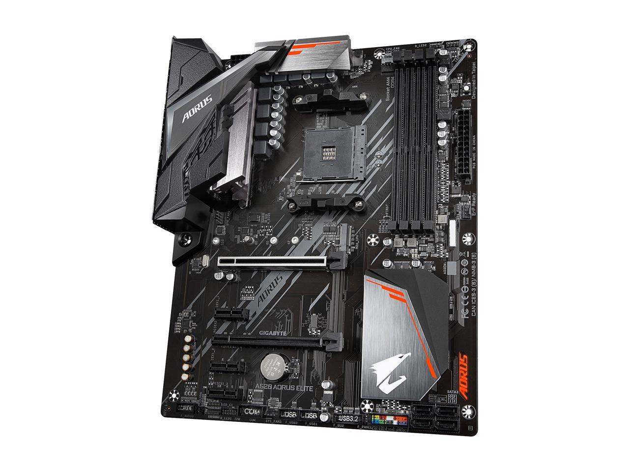 GIGABYTE AORUS A520 AORUS ELITE AM4 AMD A520 SATA 6Gb/s ATX AMD Motherboard