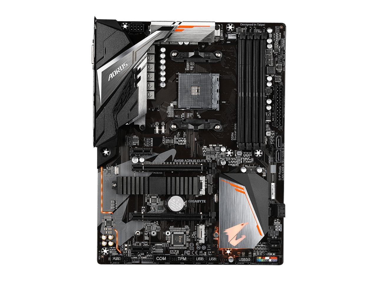 GIGABYTE B450 AORUS ELITE V2 AM4 AMD B450 SATA 6Gb/s ATX AMD Motherboard