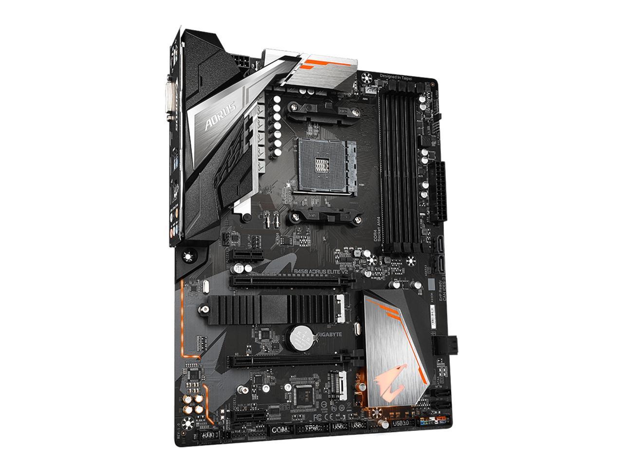 GIGABYTE B450 AORUS ELITE V2 AM4 AMD B450 SATA 6Gb/s ATX AMD Motherboard
