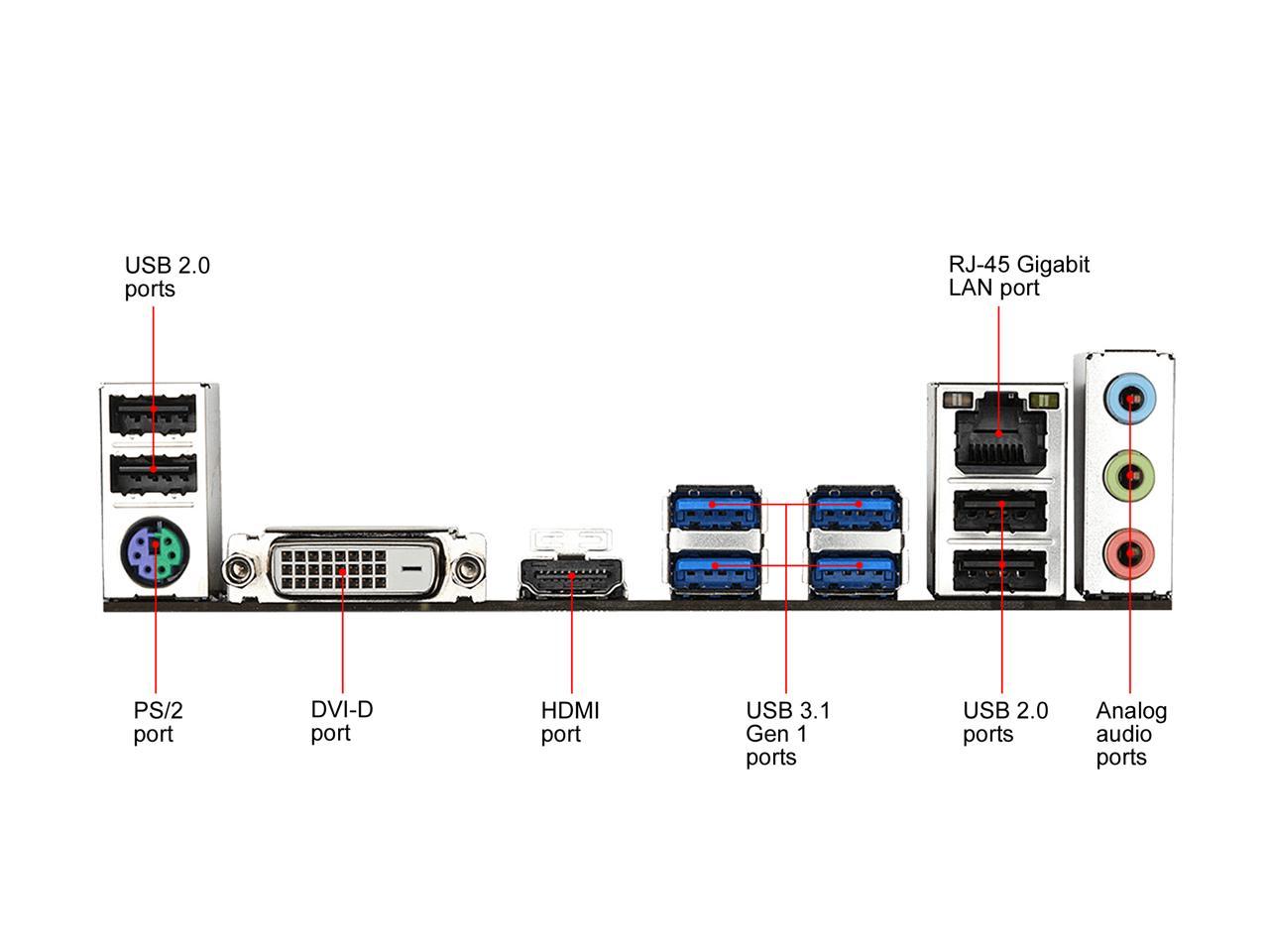 GIGABYTE B450M DS3H V2 AM4 AMD B450 SATA 6Gb/s Micro ATX AMD Motherboard