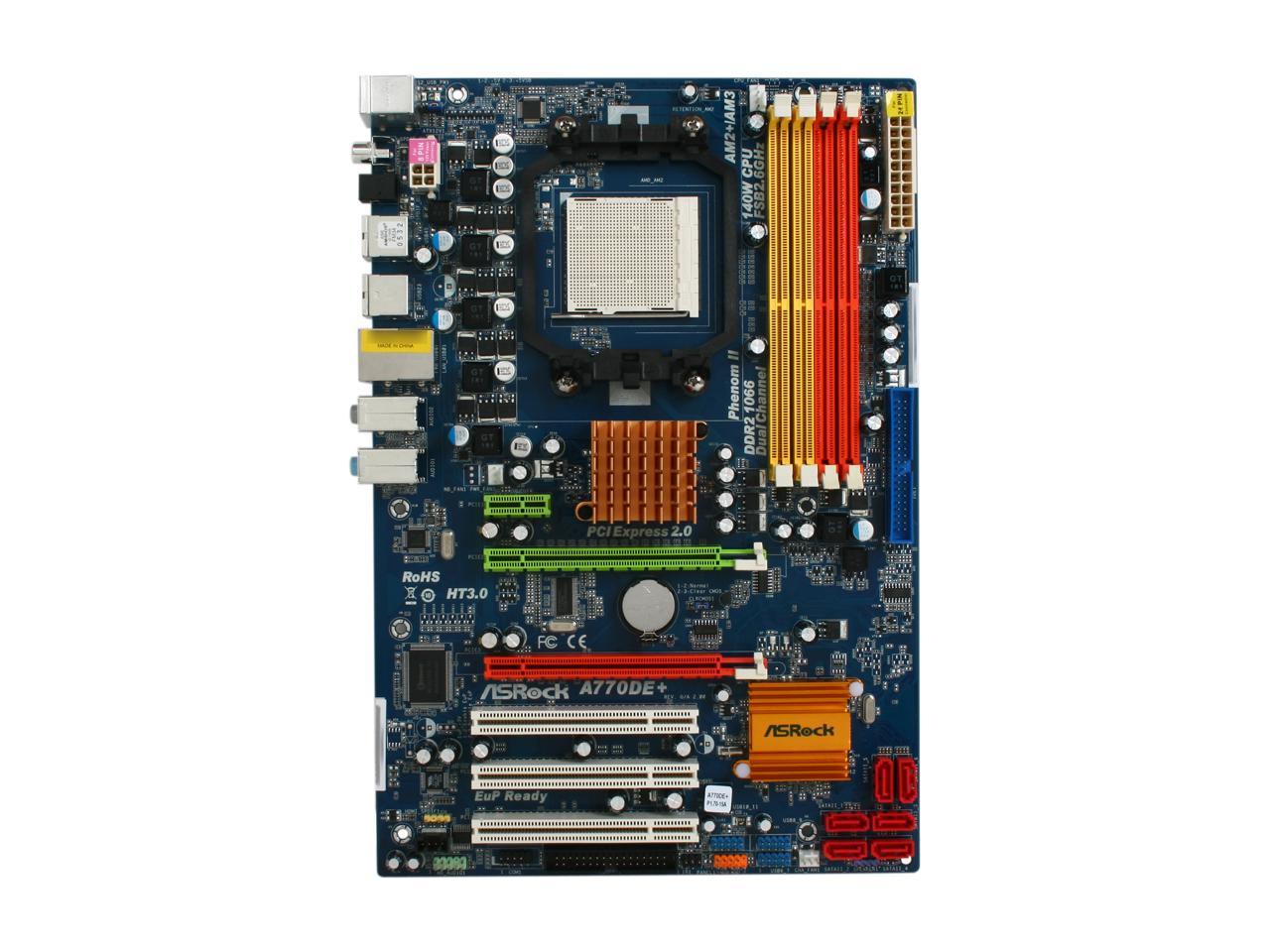ASRock A770DE+ AM3/AM2+/AM2 AMD 770 ATX AMD Motherboard