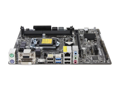 ASRock H81M-HDS LGA 1150 Intel H81 HDMI SATA 6Gb/s USB 3.0 Micro ATX Intel Motherboard