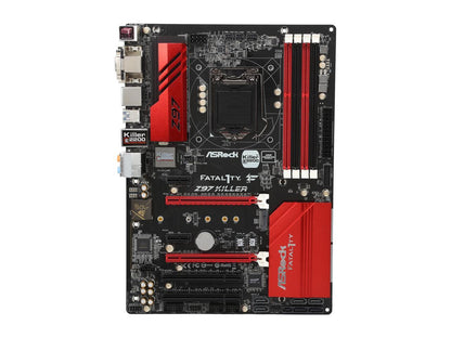 ASRock ASRock Fatal1ty Gaming Fatal1ty Z97 Killer LGA 1150 Intel Z97 HDMI SATA 6Gb/s USB 3.0 ATX Intel Motherboard
