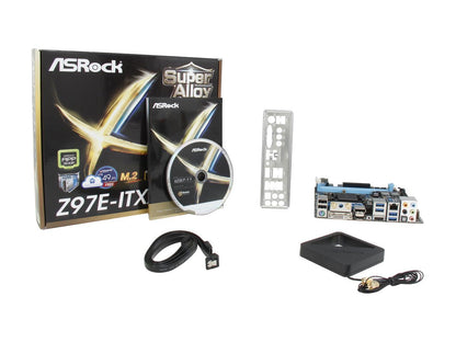 ASRock Z97E-ITX/ac LGA 1150 Intel Z97 HDMI SATA 6Gb/s USB 3.0 Mini ITX Intel Motherboard