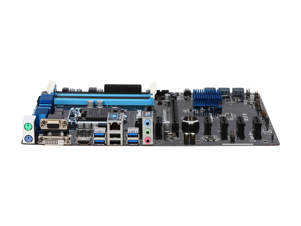 ASRock H97 Anniversary LGA 1150 Intel H97 HDMI SATA 6Gb/s USB 3.0 ATX Intel Motherboard