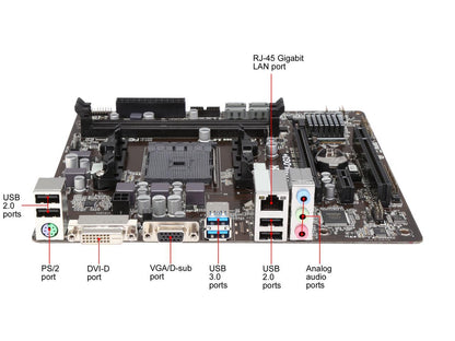 ASRock FM2A68M-DG3+ FM2+ / FM2 AMD A68H FCH (Bolton D2H) SATA 6Gb/s USB 3.0 Micro ATX AMD Motherboard
