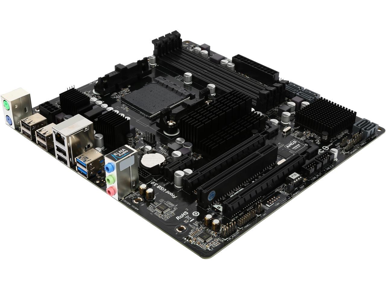 ASRock 970M Pro3 AM3+/AM3 AMD 970 + AMD SB950 6 x SATA 6Gb/s USB 3.0 Micro ATX AMD Motherboard
