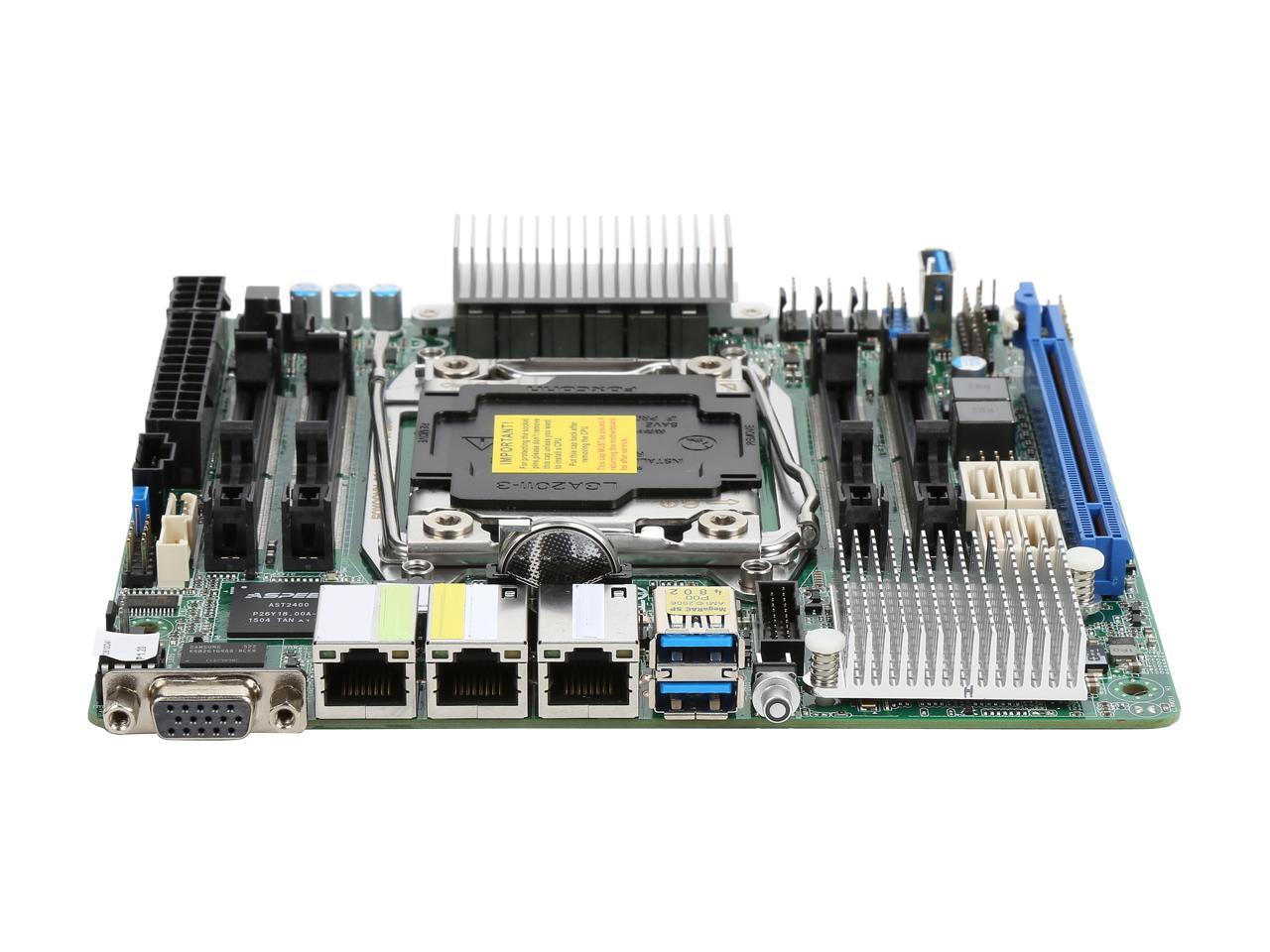 ASRock EPC612D4I Mini ITX Server Motherboard LGA 2011 R3 Intel C612