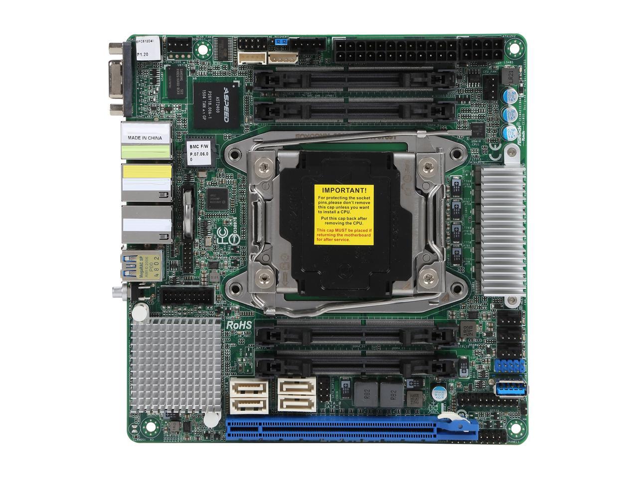 ASRock EPC612D4I Mini ITX Server Motherboard LGA 2011 R3 Intel C612